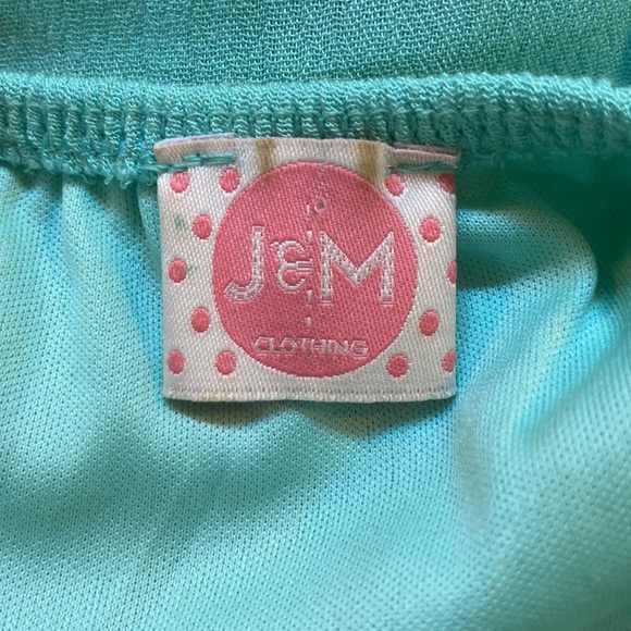 “J&M” turquoise southern style dress. Size small. - Picture 3 of 3